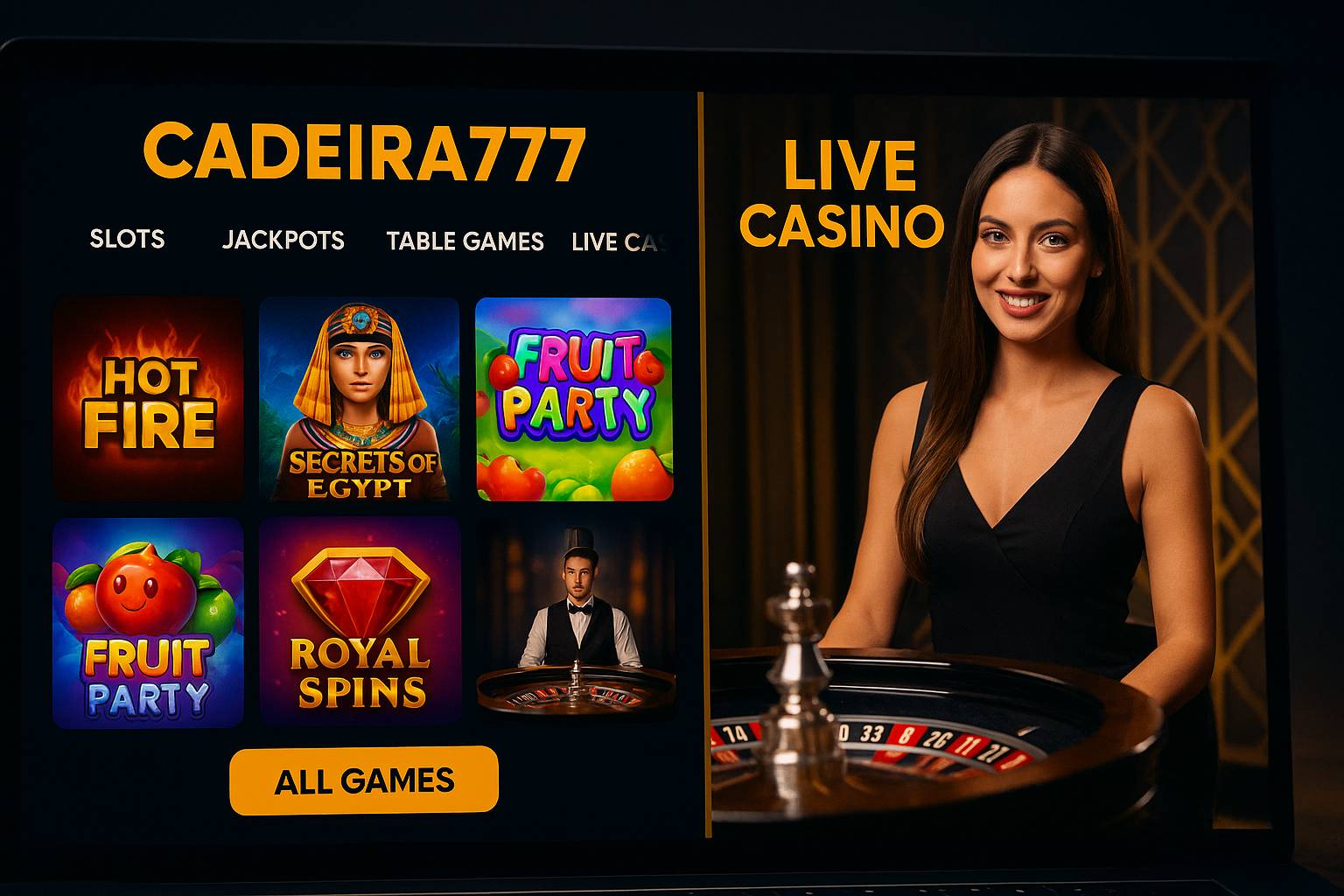 O CADEIRA777 Live Casino lança promoções regularmente